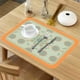 thumbnail image 4 of Fiudx Mantel Individual de Cuero, Elegante Decoración para El Hogar, Almohadilla Aislante Antideslizante, Impermeable y Fácil de Limpiar, Ideal para Comidas Familiares, Hoteles y Restaurantes Occiden, 4 of 6