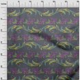 thumbnail image 2 of oneOone Polyester Lycra Fabric Leaves & Floral Artistic Print Fabric By Yard 56 Inch Wide, 2 of 4