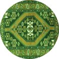 thumbnail image 1 of Ahgly Company Indoor Round Persian Green Traditional Area Rugs, 7' Round, 1 of 1