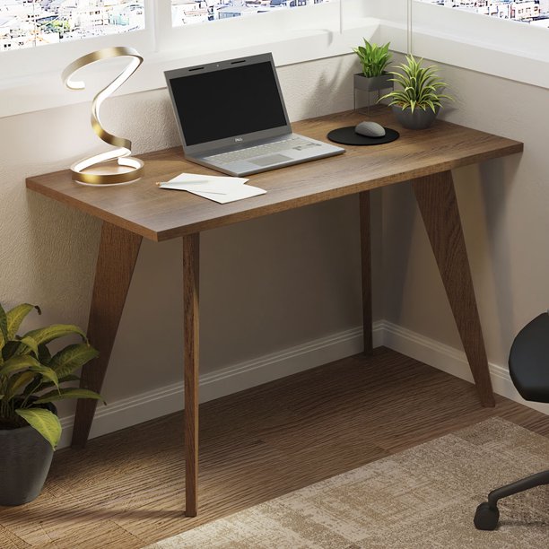 Madesa Modern Office Desk 47 Inch Computer Home Table Utility