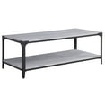 thumbnail image 3 of BELLEZE Modern Wood Board Living Room Coffee Table - Mclain (Stone Grey), 3 of 7
