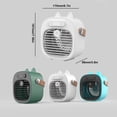 thumbnail image 3 of Bewildely Mini aire acondicionado enfriador de carga portátil hogar Oficina habitación ventilador de interior al aire libre senderismo Electrodomésticos Blanco modelo enchufable, 3 of 6