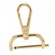 thumbnail image 5 of Cierres giratorios de langosta, cierres para bolsos, accesorios de cuero PU, cierres para llaveros, ganchos giratorios, clips de gatillo para correas , Oro de 31 mm 31mm Oro, 5 of 8