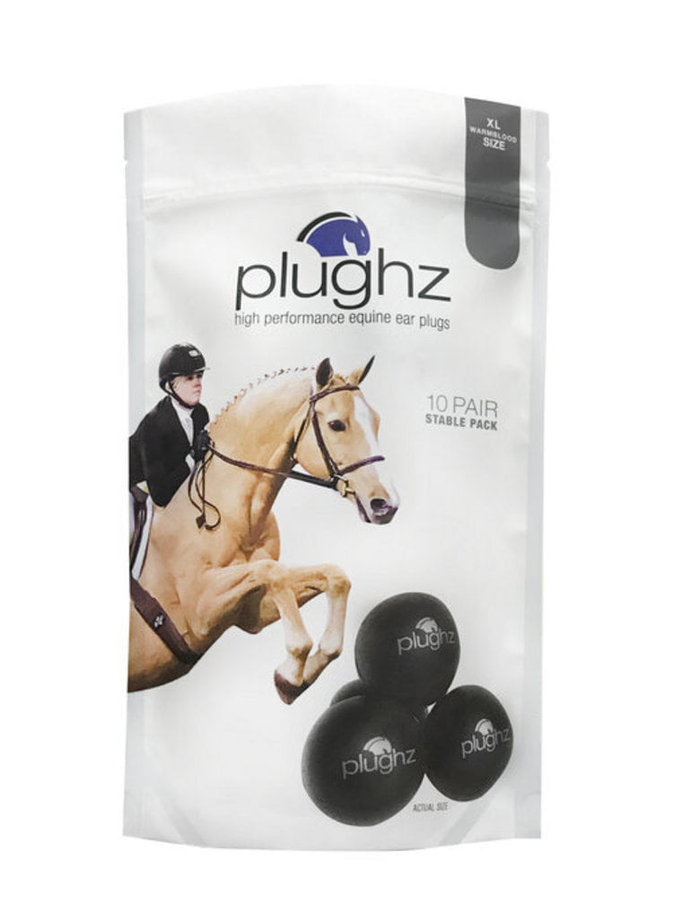Plughz Equine Ear Plugs With Strings 