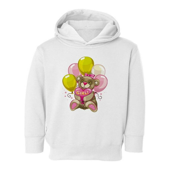 It's A Girl! Bear Hoodie Toddler -Image by Shutterstock, 2 Toddler