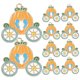 thumbnail image 1 of WEUVEB 10Ud Llavero Colgante Calabaza Calesa De Metal Para Uso Creativo Y Festivo, 1 of 6