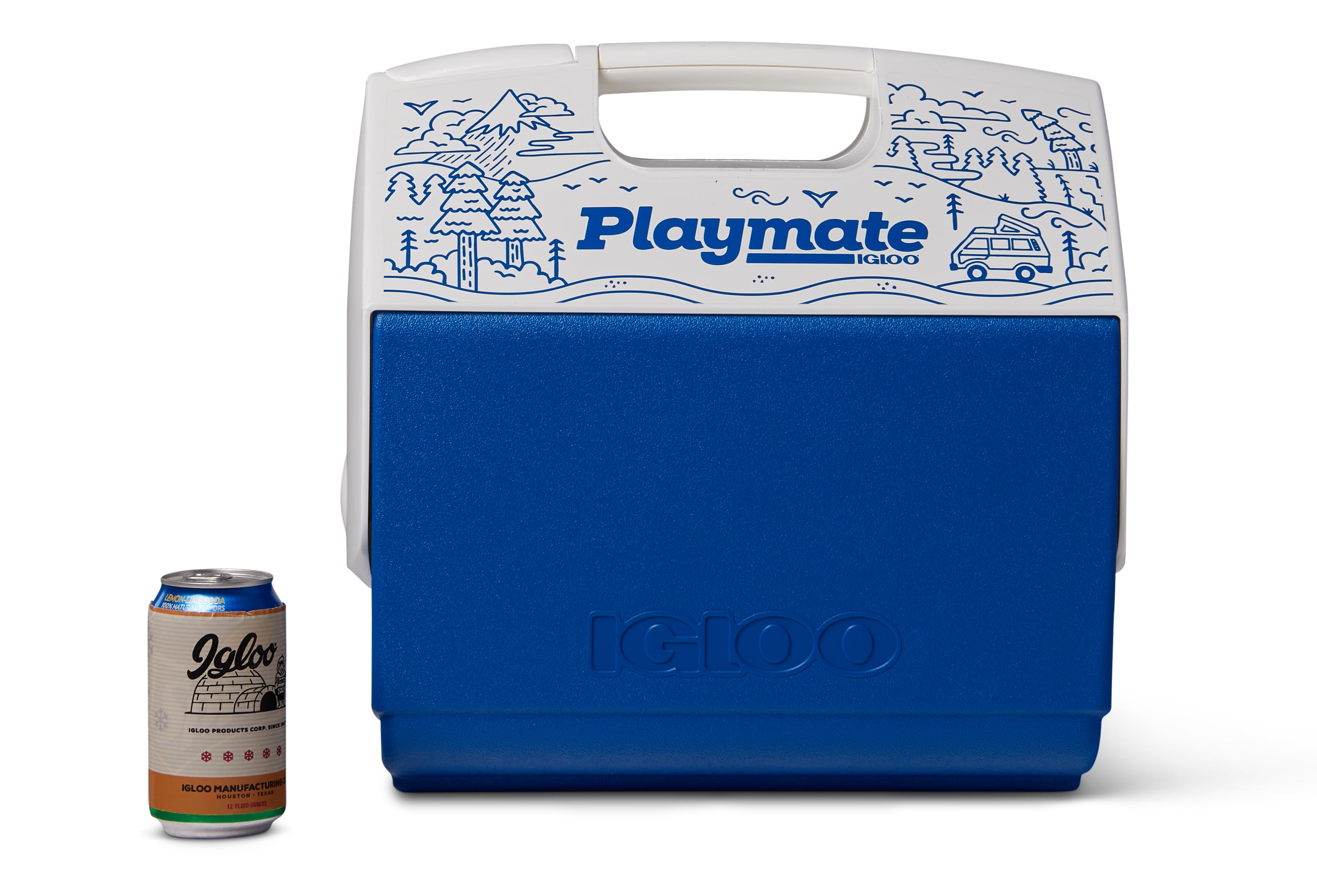 Igloo 16 QT Playmate Elite Summer Camp Ice Chest Cooler, Blue