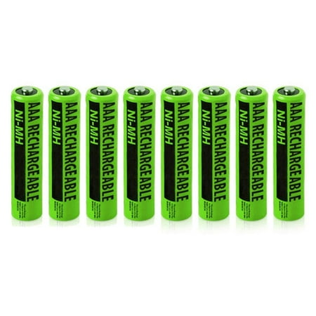 Lenmar Nickel Cordless Battery - New Replacement Battery For Panasonic NiMH AAA Cordless Phones 8 Pack