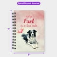 thumbnail image 5 of Every Fart is Love Note Border Collie Guilty Face Happy Valentine's Spiral Bound Journal Borders Dog Lovers Gifts Idea 5x7in Spiral Notebook - 01016, 5 of 5