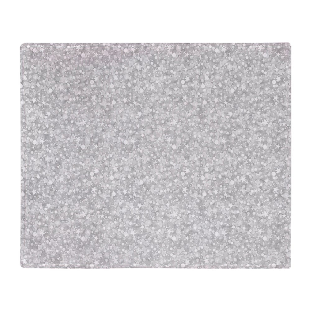 CafePress Silver Gray Glitter Sparkles Throw Blanket Soft Fleece