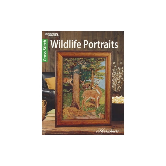 Leisure Arts Cross Stitch Wildlife Portraits Cross Stitch Book, Patterns, Books, Pattern Book, Design Books, Design Books