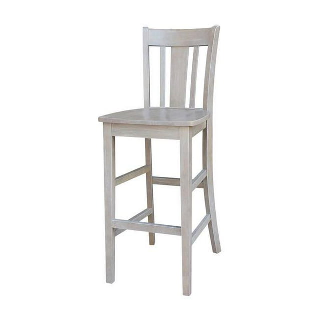 International Concepts S09-103 San Remo Barheight Stool - Washed Gray Taupe