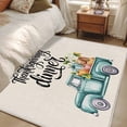 thumbnail image 4 of Fall Area Rugs 3'x5', Small Throw Rugs for Living Room Bedroom, Thanksgiving Autumn Watercolor Pumpkins on Truck Beige Indoor Outdoor Rug Non-Slip Low Pile Carpet Runner Reversible Floor Mats, 4 of 8