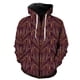 thumbnail image 1 of Sudadera con capucha y cremallera para hombre con estampado geométrico abstracto, moda 3D, gran oferta 2024, estilo Harajuku divertido., 1 of 6