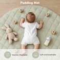 thumbnail image 5 of Baby Gym Play Mat, Caveen Baby Playmat Activity Mat with 6 Detachable Toys for Stage-Based Sensory & Motor Skill Development, Easy to Install & Clean, Baby Essentials, Green, 5 of 9