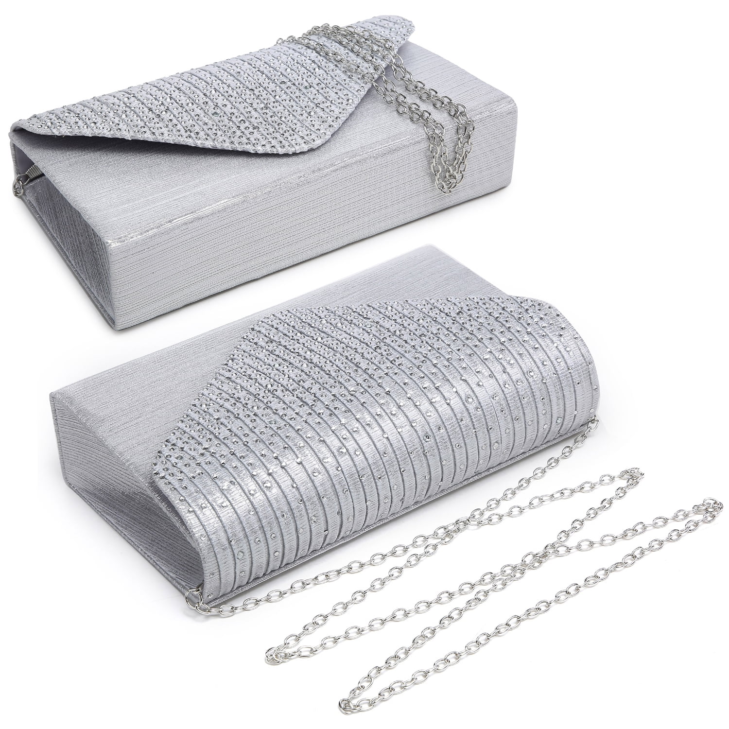 Dasein Women's Evening Bags Envelope Handbag Party Prom Clutch Purse Shoulder Cross Body Bag