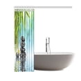 thumbnail image 3 of BPBOP Japanese Shower Curtain, Zen Stones Bamboo Polyester Fabric Shower Curtain Bathroom Sets 60x72 Inches, 3 of 3