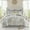 Yellow, variant on GDF Studio 8-Piece Cotton Floral Reversible Comforter Set, Shabby Chic Style, Queen Size, Blue