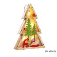 thumbnail image 3 of Bearachild Adornos para árboles de Navidad, suministros para fiestas, interesante diseño de escena DIY, accesorio de decoración colgante de Kits de decoración para fiestas Papá Noel Bearachild HA068049-03, 3 of 6