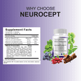 thumbnail image 4 of Neurocept Brain Supplement Neuro Cept Premium Memory Capsules, Neurocept Advanced Memory & Focus Support Supplement, 4 of 9