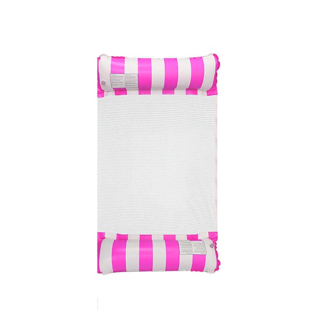 Inflable Rayas Fila Flotante Recreación Acuática Silla De Salón Inflable Cama Flotante Hamaca Inflable Con Bomba Vogacara OD010263-01