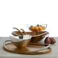 thumbnail image 4 of Nambe Braid Salad Bowl with Servers, 4 of 4