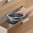 thumbnail image 6 of Gnwei 4 In 1 Portable Folding Fan with Light, Portable Clip on Fan, Camping Fan with LED Lights, Battery Operated Fan, USB Rechargeable for Desk, Tent, Treadmill, Stroller, Home, 6 of 9