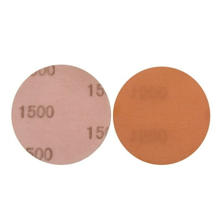 

10PCS Durable Grinding Wheel Hook & Loop Rotary Tool Soft Sandpaper Abrasive Sanding Discs Car Paint Buffing FV Superfine Film 1500GRIT