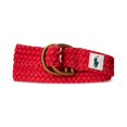 thumbnail image 2 of Polo Ralph Lauren Mens Leather Trim Double Ring Braided Belt, 2 of 2