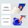 thumbnail image 3 of Bxaolu 4 in 1 Cup Lid Gap Cleaning Brush Set 2 Pcs - Multifunctional Bottle Cleaning Brush Tools for Home Kitchen and Travel Cleaning | Portable Silicone Cup Lid Cleaner, Blue, 3 of 9