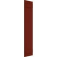 thumbnail image 2 of Ekena Millwork 10 3/4"W x 42"H True Fit PVC Two Board Joined Board-n-Batten Shutters, Pepper Red (Per Pair - Hardware Not Included), 2 of 9