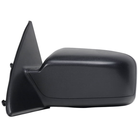 61602F - Fit System Driver Side Mirror for 06-12 Ford Fusion, 06-10 Mercury Milan, black w/ textured cover, w/o puddle lamp, non-foldaway, Heated Power