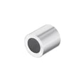 thumbnail image 4 of Unique Bargains M3 Aluminum Sleeve Crimp 3mm(1/8 In) Steel Wire Rope Button Stop 100 Pcs, 4 of 4