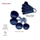 thumbnail image 2 of Juego de tazas y cucharas medidoras KitchenAid Universal de 9 piezas, 2 of 6