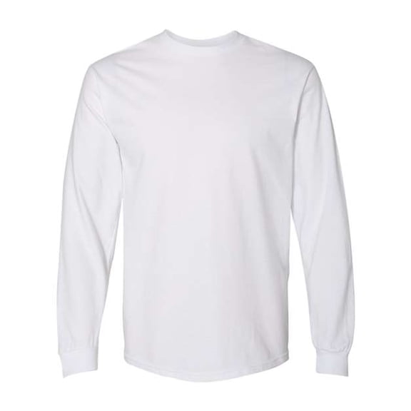 Martillo Gildan? ¿Adulto? 6 onzas. Camiseta Manga Larga 2XL Blanca Gildan H400