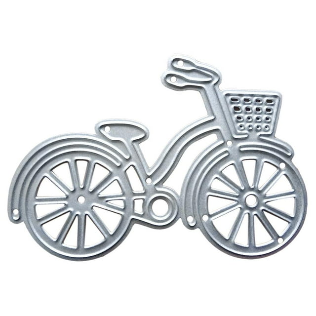 Troqueles de corte de metal Troquelado de Metal Artesanía Accesorio Decoración Plantilla Scrapbooking Relieve - Plata, 8.4x6cm