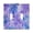 Blue Purple Palm Leaves, variant on Haosy Light Switch Cover Plate 2 Gang Electrical Outlet Covers Colorful Palm Tree Decorate Wall Plate 4.56”x4.48”