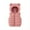 Skin Pink, variant on Godderr Toddler Baby Warm Puffer Down Vest for Boys Girls Lightweight Bear Ears Hooded Sleeveless Cotton Jacket for 1-5Y
