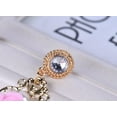 thumbnail image 2 of HOOUN Mode Femme Or Perle Fleur Boucles Brillant Rose Bobo Clou Cadeau Bijoux, 2 of 4