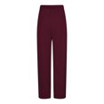 thumbnail image 5 of GA WEIHUA Saving,Sweatpants for Women Comfy Yoga Pants High Waist Stretchy Lounge Beach Pants Drawstring Athletic Sweatpant(Wine,Small), 5 of 7