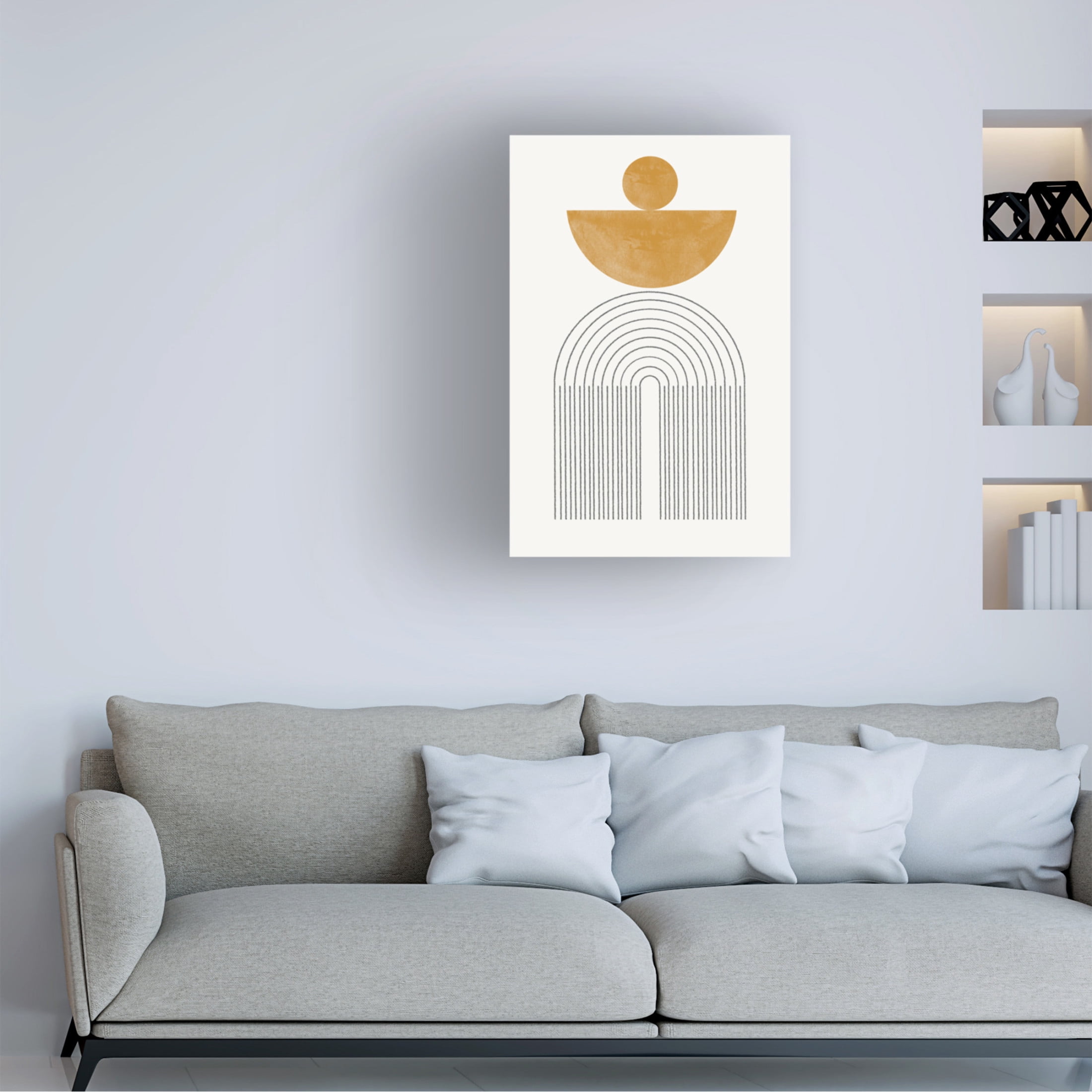 Trademark Fine Art THE MIUUS STUDIO Arch Composition No7 Canvas Wall Art