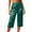 Green-Shorts for women, variant on Satin Capri Pajama Pants Women Silk Sleep Pants Loungewear Elastic Waist Silky Lounge Pj Bottoms