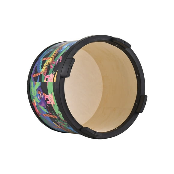 Percussion Instrument,8-inch Floor Birthday Floor Drums Drum Set Drum 2 Drum Musical Drums With Buzhi Musical Percussion Drums