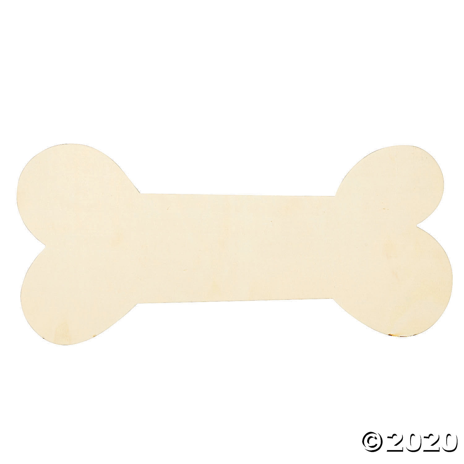 DIY Unfinished Wood Dog Bone Sign