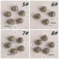 thumbnail image 5 of U8MO 5pcs Round Cylinder Nepalese Buddhist Tibetan Silver/Gold Loose Metal Beads-Round 5#, 5 of 9