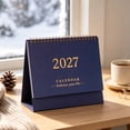 thumbnail image 4 of 2027 Desk Calendar, Desktop Standing Flip Calendar, Tabletop Calendar, Spiral Binding Desk Calendar, 2027 Monthly Table Calendar, Freestanding Desktop Calendar for Home Office Workspace Daily Use, 4 of 4