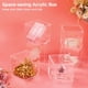 thumbnail image 4 of 12 cajas de acrílico transparente, pequeñas cajas transparentes con tapas, cubo cuadrado de plástico de 3.9 × 3.9 × 3.9 pulgadas, caja de exhibición cuadrada, cajas de contenedores transparentes para, 4 of 7