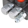 thumbnail image 2 of findmall Hydraulic Valve 2 Spool 11 GPM Hydraulic Directional Control Valve Double Acting Valve w/Joystick 3625 PSI SAE Ports, 2 of 4