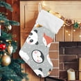thumbnail image 5 of Coolnut Christmas Stockings Panda Bear Fox Tiger Sheep Penguin Animal Cartoon , 1 Pack 17.7" Xmas Fireplace Santa Socks Christmas Tree Hanging Stockings Decoration for Christmas Holiday Xmas Gift, 5 of 6