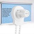 thumbnail image 3 of Roller Blind Fitting Repair Kit 25mm Replacements Complete Brackets with Chain, 3 of 5
